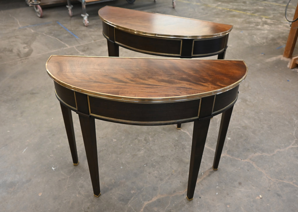 Demilune Console Pair